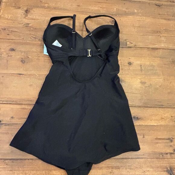 Kona Sol Maternity Black One Piece Swimsuit Black Size S - Picture 7 of 11